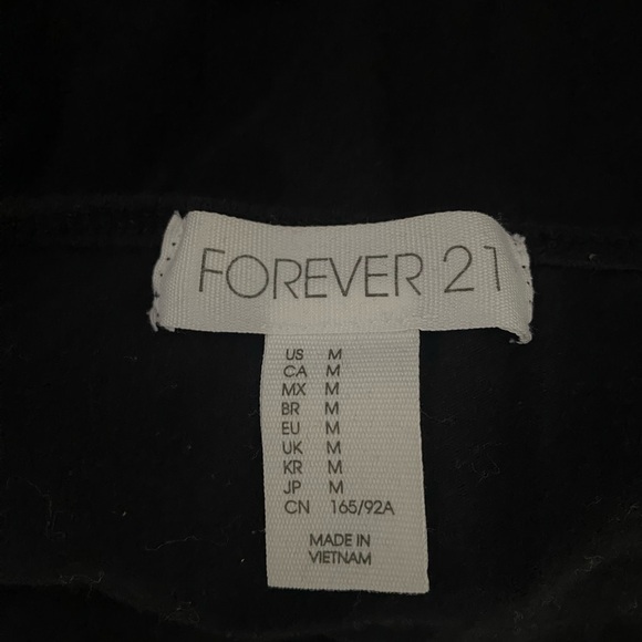 FOREVER 21 Black Tank Top Size M - Picture 2 of 3